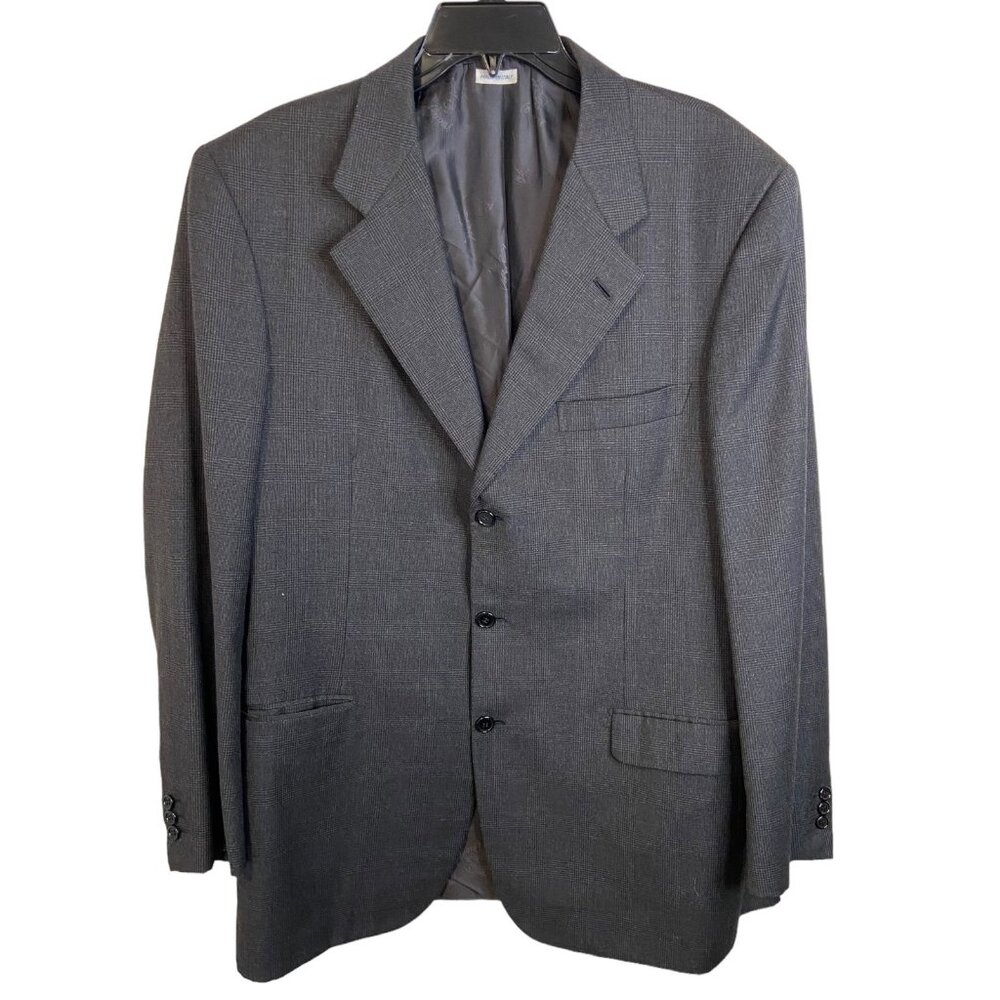 Brioni Palatino size 44R blazer sport coat wool‎ 3 front pocket made in Italy